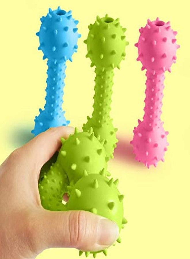Pet Believe Dog Trust Dog Squeaky Rubber Non Toxic Sound & Chew Bone Toy - Pink - Image 3